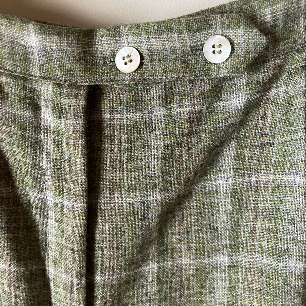 Vintage wool plaid trousers - Picture 5 of 11
